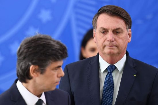 Bolsonaro e Nelson Teich
