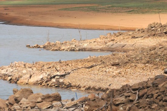 #Seca no DF: barragem atinge mínimo histórico / crise hídrica