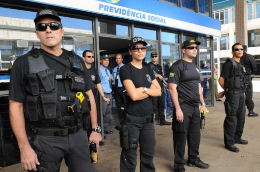 Policiais contra reforma da previdência INSS