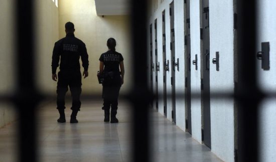 Visita no Departamento Penitenciario Federal. No complexo da Papuda