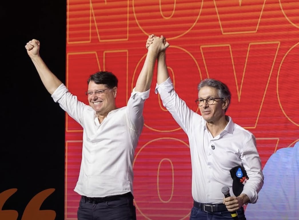 Ao lado de Zema, Novo lança pré-candidatura de Kiko Caputo ao Buriti - CB Poder | - 