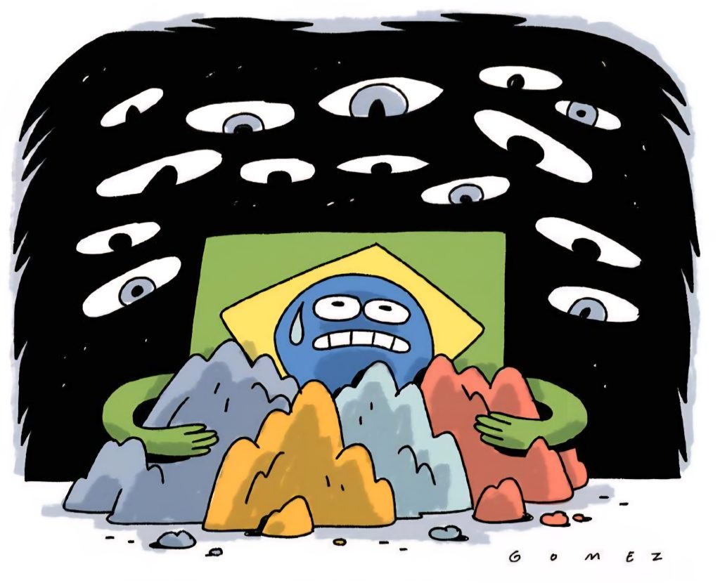 Brasil vulnerável com terras raras  - 