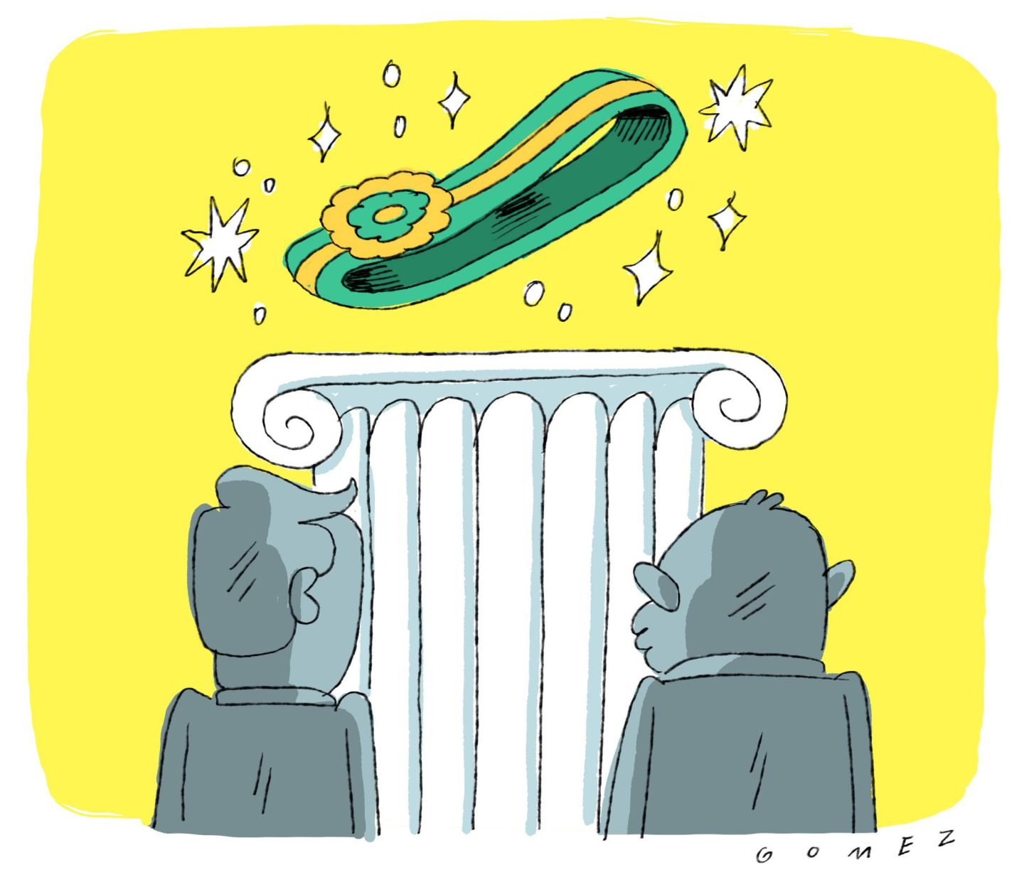 Transição de governo. Arte: Caio Gomez