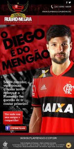 Um dos banners da oficialização da contratação nas redes sociais