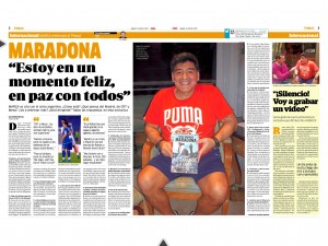 A entrevista de Maradona publicada nesta quinta-feira