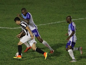 Formiga fez o gol do Ceilândia contra o Sinop. Foto: Ceilândia EC