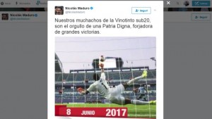 Festa do presidente Nicolás Maduro na internet teve resposta do técnico do Venezuela