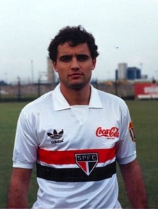 Diego Aguirre no São Paulo, em 1990. Foto: Arquivo/Sao Paulo FC