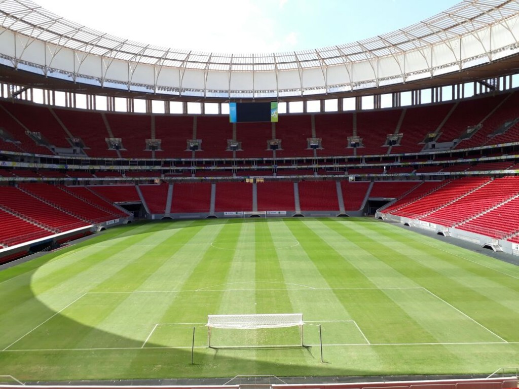 Arena De Gol Verde Luz Futebol Esporte Estádio Jogo Futebol