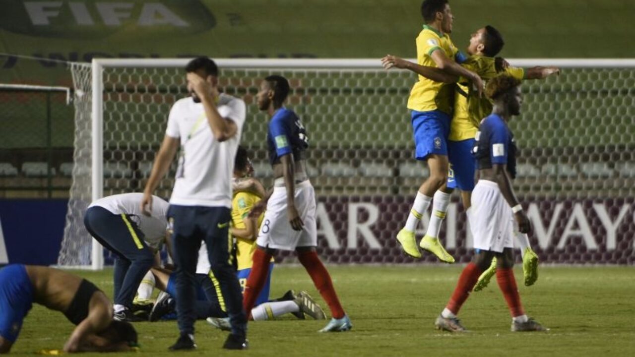 Brasil ganha da França de virada e vai à final do Mundial Sub-17