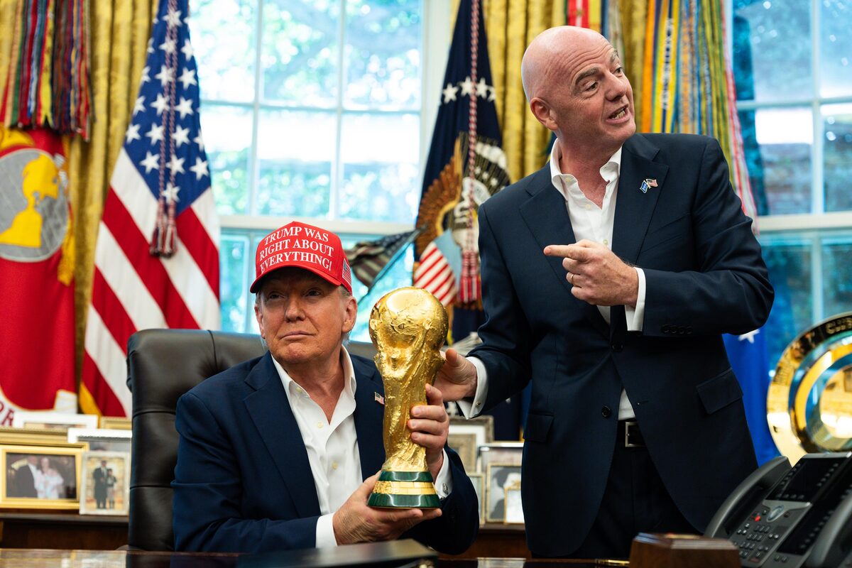 Copa 2026: Trump diz que o Irã é bem-vindo em reunião com Infantino - Blog Drible de Corpo - 
