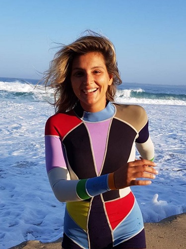 Maya Gabeira, surfista brasileira de ondas gigantes