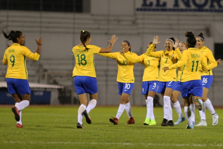 O Brasil estreia no domingo contra o México | Foto: Fernanda Coimbra/CBF