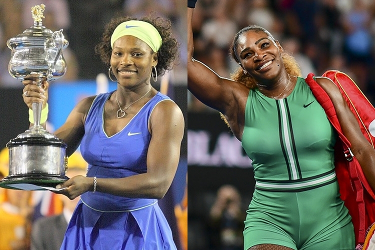 #10YearsChallenge-Serena Williams