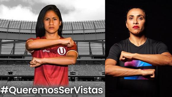 Atacante peruana motivou a campanha que ganhou a internet com a hashtag #QueremosSerVistas e deu mais visibilidade ao futebol feminino no Peru
