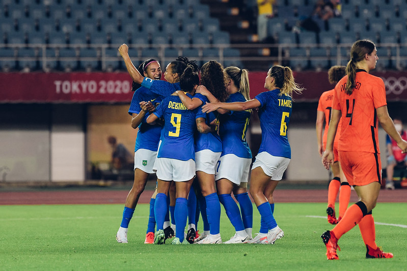 Brasil 3 x 3 Holanda - Seleção Feminina nos Jogos Olímpicos de Tóquio 2020