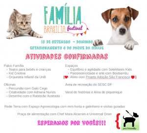 cartaz do evento Família Brasília Festival - Pet 