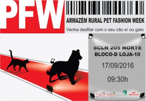 cartaz do evento Pet Fashion Week 
