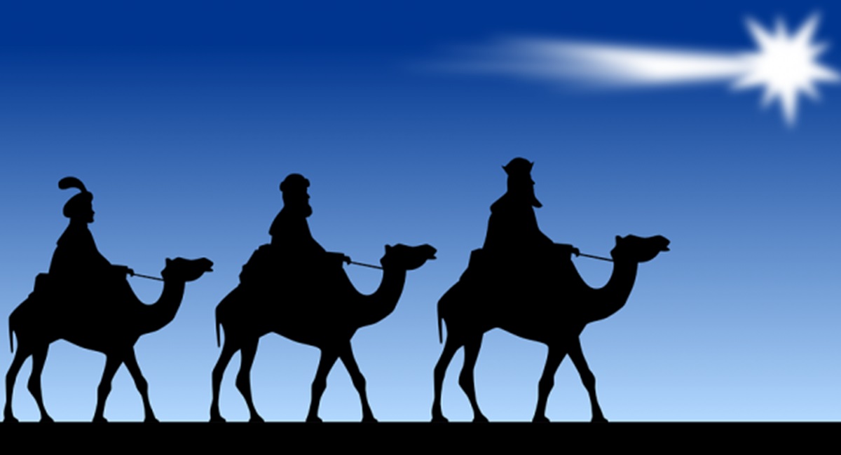Os três reis magos visitaram o Menino Jesus em 6 de janeiro