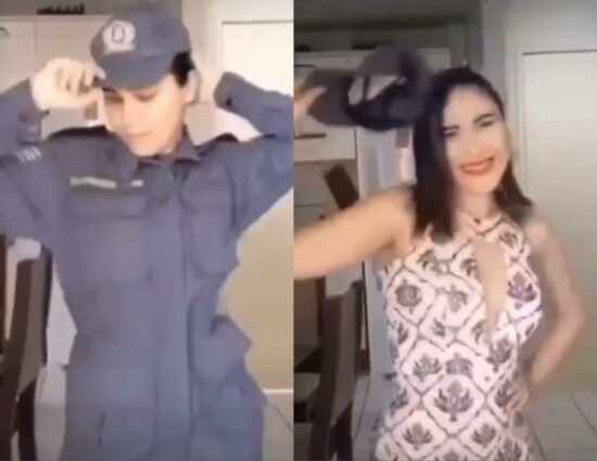Fato Mulher Polícia - Tamanho S
