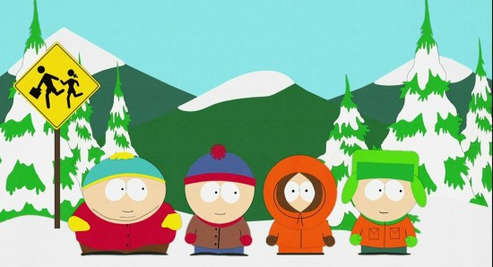 Cena da animação South Park