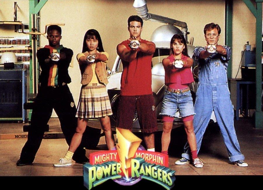 Os morfadores de Mighty Morphin Power Rangers