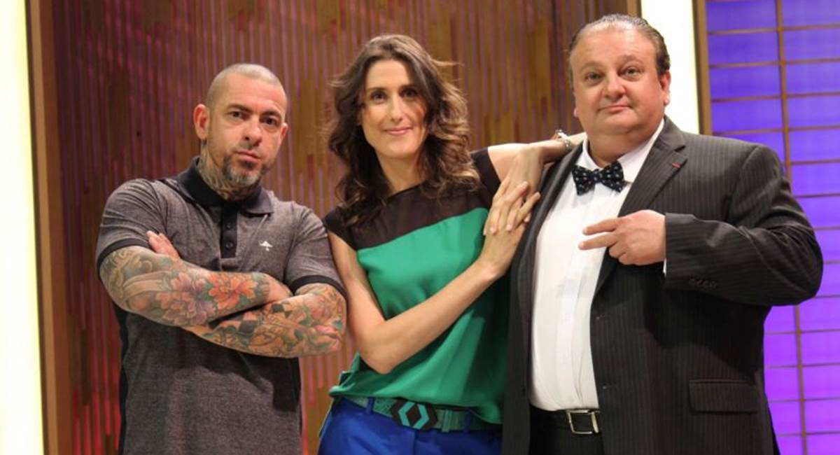 Henrique Fogaça, Paola Carosella e Erick Jacquin são as estrelas do MasterChef Brasil