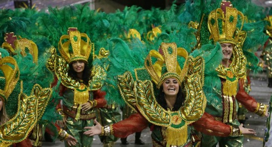 Carnaval 2017. Desfile das escolas de samba de São Paulo. MANCHA VERDE