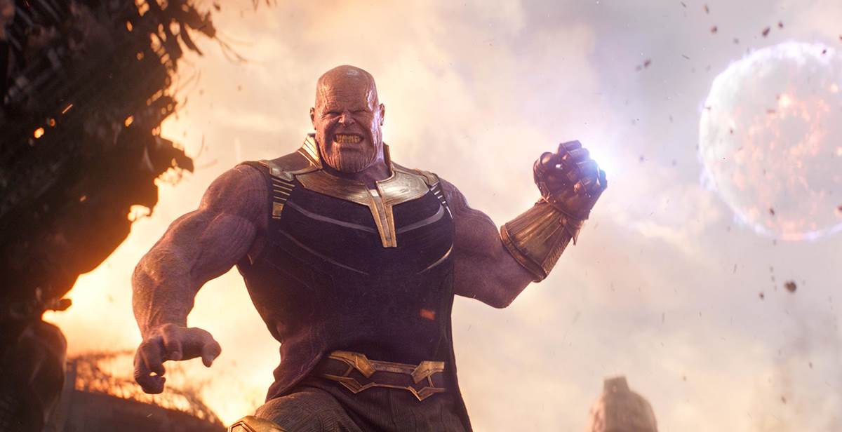 Josh Brolin como Thanos em Guerra infinita. Crédito: Reprodução/Internet