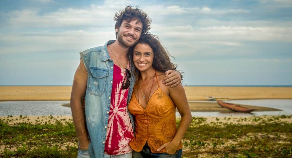 Crédito: João Cotta/TV Globo. Giovana Antonelli e Emilio Dantas como Luzia na novela Segundo Sol.