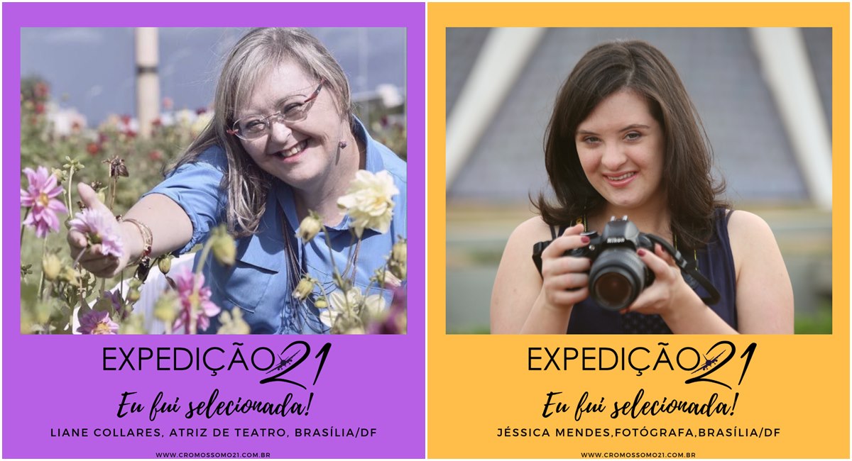Jessica Mendes e Lia Colares são as representantes de Brasília no Expedição 21
