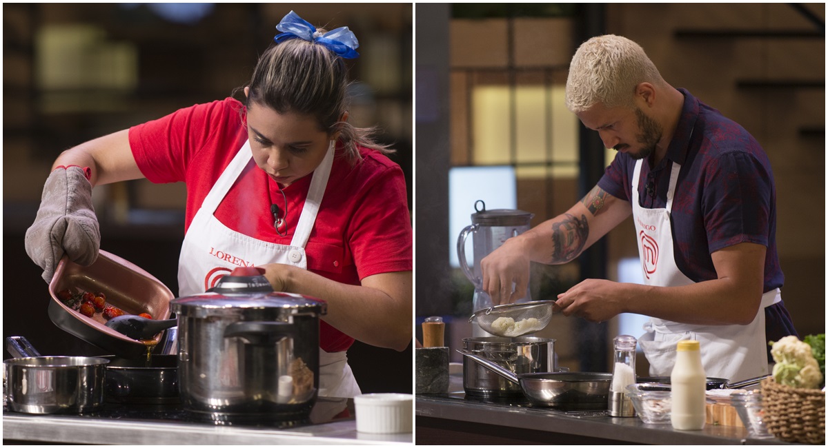 Lorena e Rodrigo cozinham no MasterChef