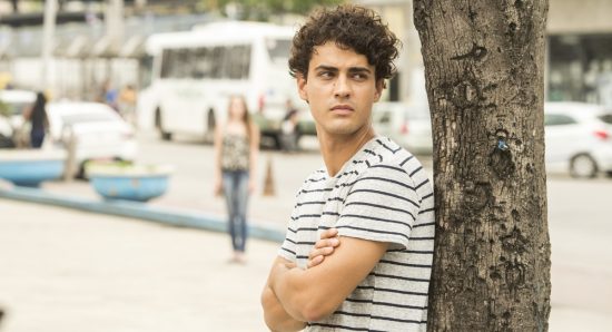 O ator Pedro Alves como Guga em Malhação