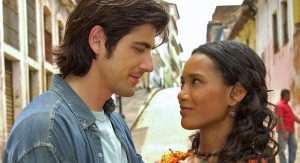 Reynaldo Gianecchini e Taís Araujo como Paco e Preta na novela Da cor do pecado