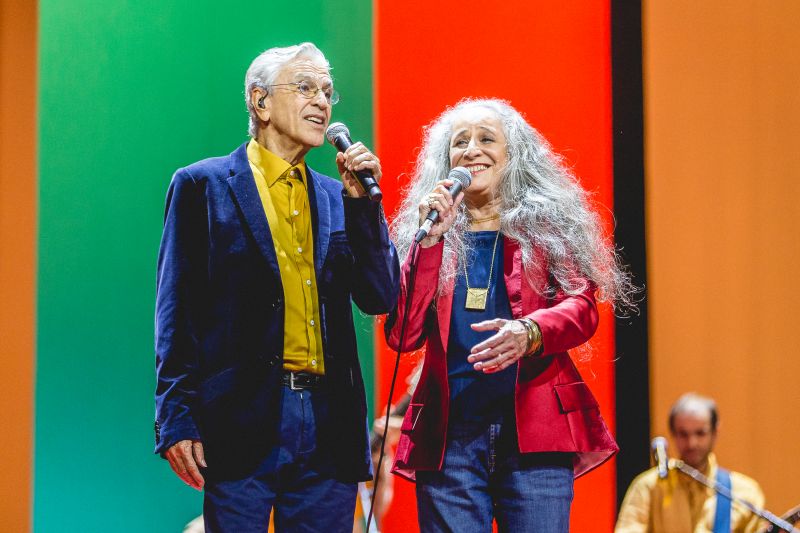 Crédito: Diego Padilha/Divulgação. Brasil. Rio de Janeiro - RJ. 29º Prêmio da Música Brasileira. Caetano Veloso e Maria Bethânia.
