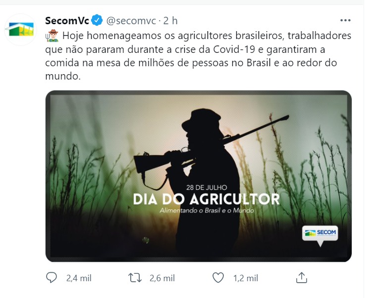 Dia do Agricultor é comemorado por Governo com jagunço armado